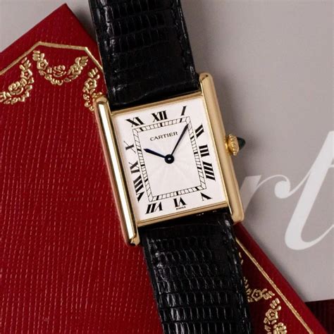 second hand cartier tank|vintage cartier tank watches.